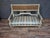 A very pretty louis xvi style sofa/bench, elegant and full of charm. its painted wooden frame rests on slender, tapered...