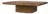Rattan Zen Garden Square Cocktail Table, Light and Medium Brown - Showtime by Oggetti For Sale
