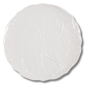Cabbage Leaf Dinner Plates , Set of 4
