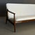 Vintage Italian Sofa in White Bouclé Fabric and Wood from Pizzetti, 1960s For Sale - Image 6 of 16
