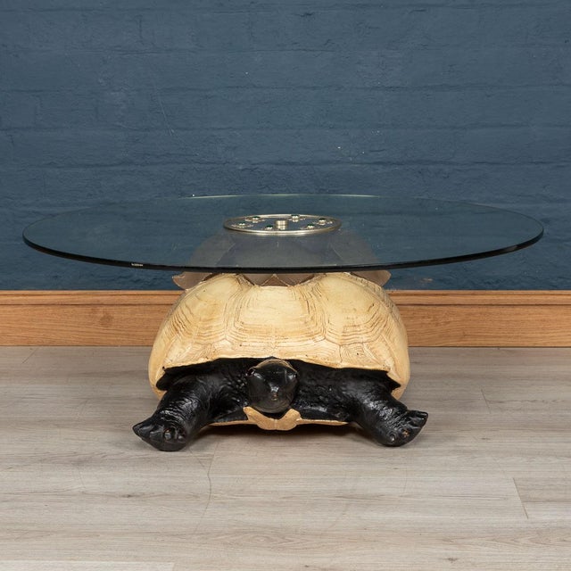 Vintage English Turtle Shaped Coffee Table from Anthony Redmile, 1970s For Sale - Image 11 of 16
