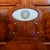 Regency Mahogany Hall Chair With Heraldic Painted Back Rest For Sale - Image 4 of 11
