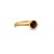 Early 21st Century Marco Bicego, 18k Yellow Gold and Garnet Jaipur Ring For Sale - Image 5 of 8