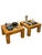 Brown Tables by Milo Baughman, 1970s, Set of 2 For Sale - Image 8 of 8