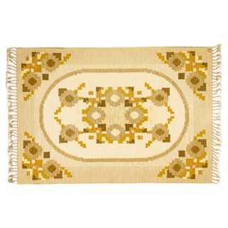 Mid-Century Scandinavian Rug by Ingegerd Silow For Sale
