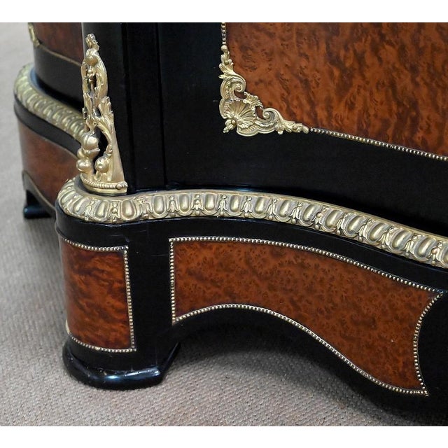 Napoleon III Cedar Burr Wood Buffet, Mid-19th Century For Sale - Image 13 of 18