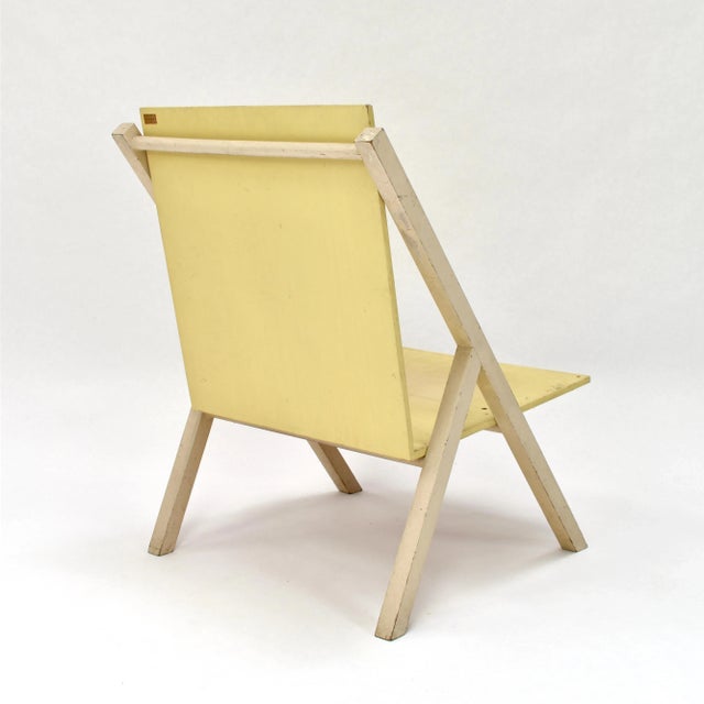 Mid-Century Dutch Prototype Salon Chair by Gerrit Rietveld Jr., 1955 For Sale - Image 13 of 18