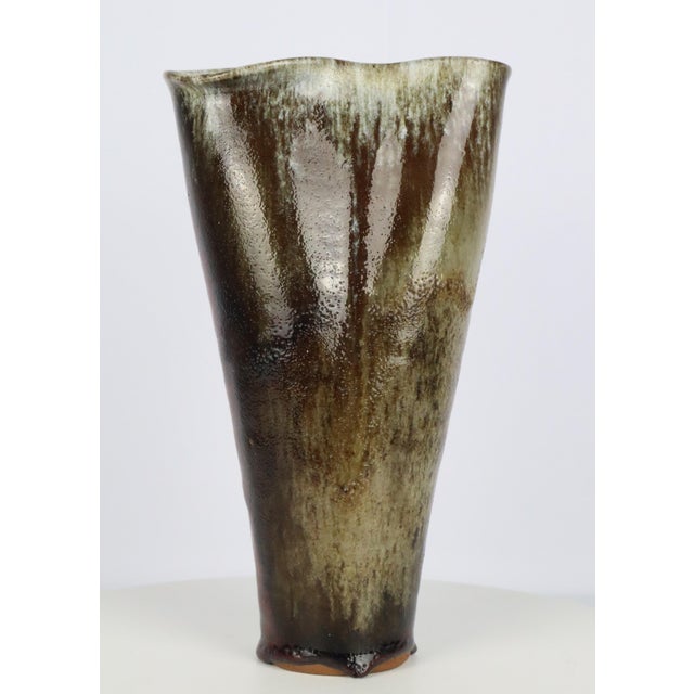 Vintage Ceramic Vase, 1940 For Sale - Image 4 of 11