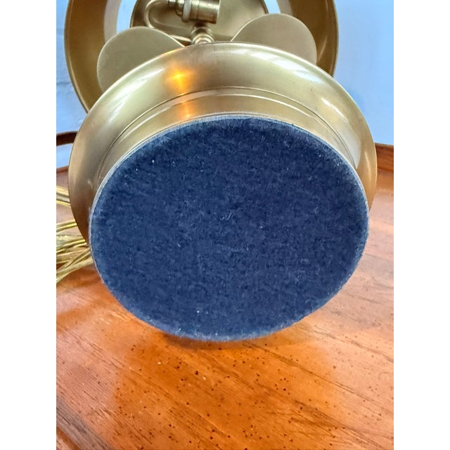 Late 20th Century French Empire-Style Brass Bouillotte Lamp For Sale - Image 14 of 15