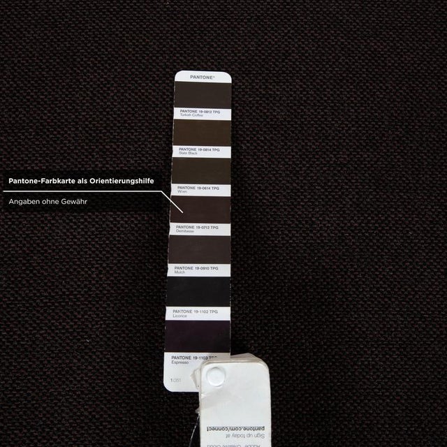 Fabric Ottoman in Brown Grey from Ewald Schillig For Sale - Image 6 of 9