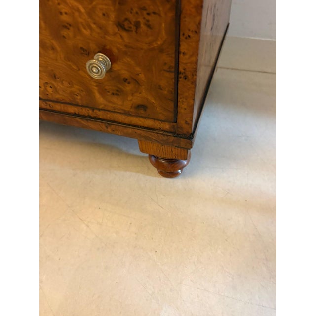 Antique George III Pollard Oak Davenport Desk with Slide and Turn Top, 1780s For Sale - Image 13 of 16