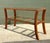 Vintage Pencil Reed and Glass Console Table For Sale - Image 9 of 16