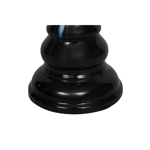 Ceramic Post Moderne Drip Glazed Ceramic Table Lamp For Sale - Image 7 of 7