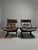 Norwegian Leather Lounge Chair Set from Rykken & Co, 1970s For Sale - Image 10 of 11
