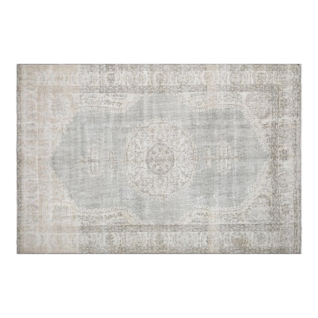 1960s Turkish Oushak Rug For Sale