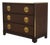 Baker 3 Drawer Cherry Oriental Campaign Style Chest For Sale