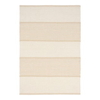 Mark D. Sikes for Dash & Albert La Mirada Wheat Woven Cotton Rug, 4' x 6' For Sale