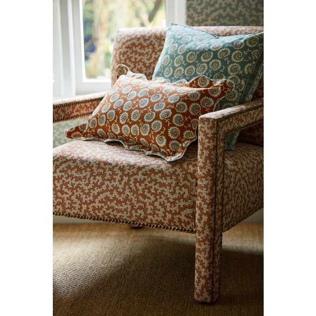 Like the cross section of a truffle this archive design is made from lines of pin dots on a spotted ground. A lovely mix...