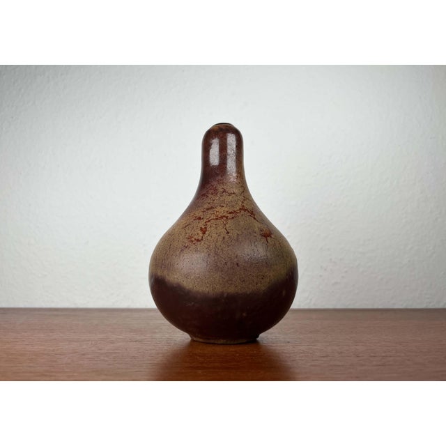 Mid-Century Modern German Studio Pottery Calabash Vase from Cornelsen Kindermann Keramik, 1960s For Sale - Image 4 of 11