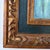 1960s Large Mid Century Copper Glazed Carved Wood Frame Featuring Impressionist Style Painting by Dt Volpe For Sale - Image 5 of 9
