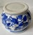 1990s Chinoiserie Blue & White Porcelain 8" Cachepots-a Pair For Sale - Image 5 of 10