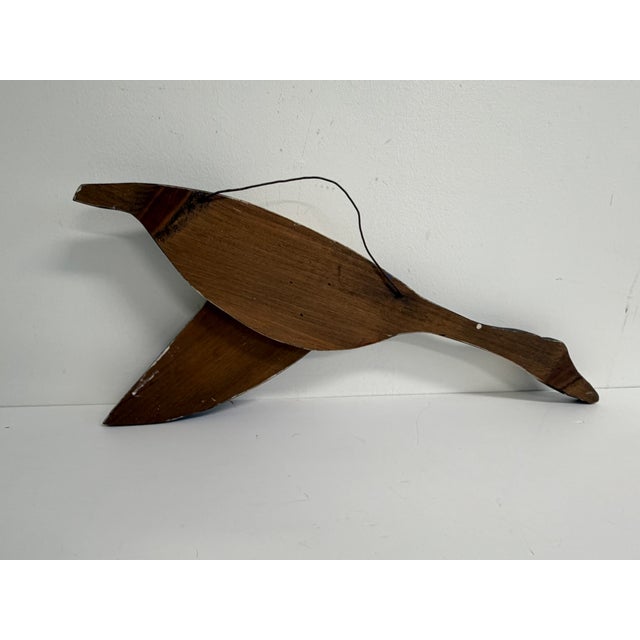 Folk Art Flying Goose Wall Sculpture For Sale In Orlando - Image 6 of 9