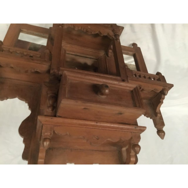 1950s Mirrored Shelf Wall Hanging or Table Top For Sale - Image 5 of 12