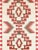 Native American Authentic 1920 Navajo Rug Handwoven Wool Geometric Medallion Design, Red & Ivory For Sale - Image 3 of 18