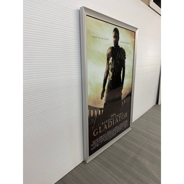 Gothic Cinematic Movie Poster of the Gladiator Maximus in Shadow, Framed For Sale - Image 3 of 12