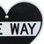 One Way Heart XI - Contemporary Heart Street Sign Art in Vinyl and Steel For Sale In Los Angeles - Image 6 of 9