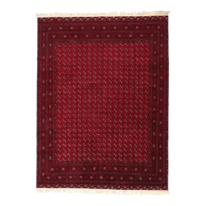 Vintage Turkoman Tekke Wool and Silk Rug - 09'11 X 13'00
