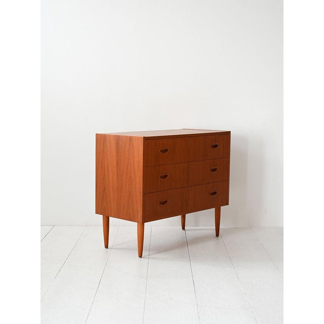 Scandinavian Teak Chest of Drawers, 1960s For Sale - Image 3 of 9