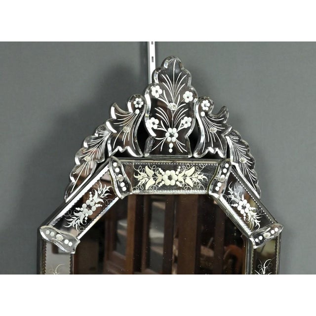 1950s Vintage Octagonal Venetian Mirror, 1950 For Sale - Image 5 of 18