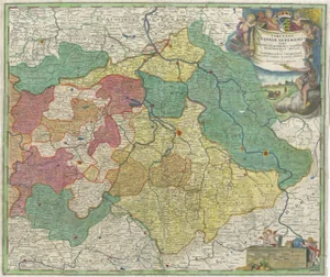Antique Map of Saxony