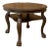 Antique English Walnut Chippendale Round Center Table For Sale
