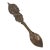 Hand Carved Wood Spoon Folk Art Treen Welsh Love Spoon For Sale