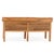 A substantial Belgian bakery table / work surface in solid maple! The rectangular top features a raised gallery edge and...