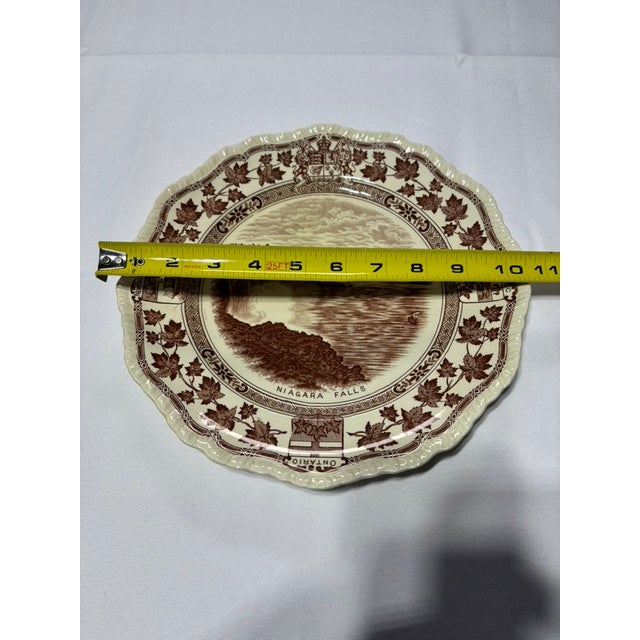 Vintage Canadian World's Fair Commemorative Porcelain Plate For Sale - Image 4 of 4