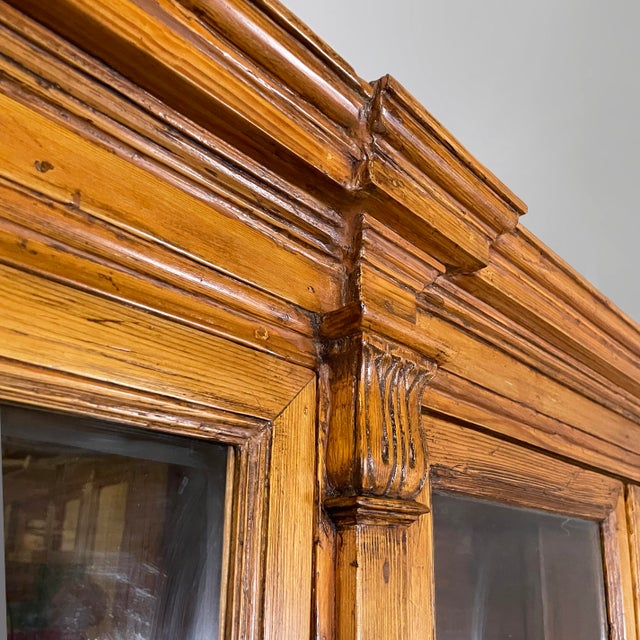 Italian Mid-19th Century Style Sideboard in Wood and Glass, 1930s For Sale - Image 9 of 18