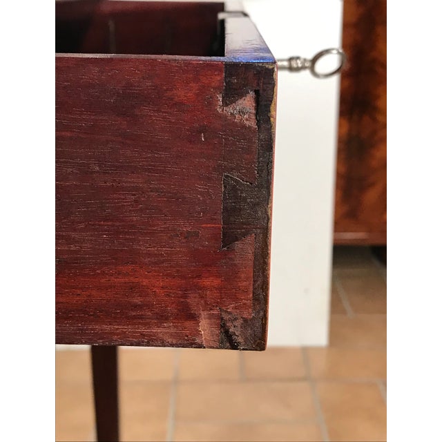 Brown 1810-20 Antique French Sewing or Side Table For Sale - Image 8 of 11