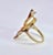 1960s 18k Enamel Snake Ring, Florence 1961 Size 5.5 For Sale - Image 5 of 12