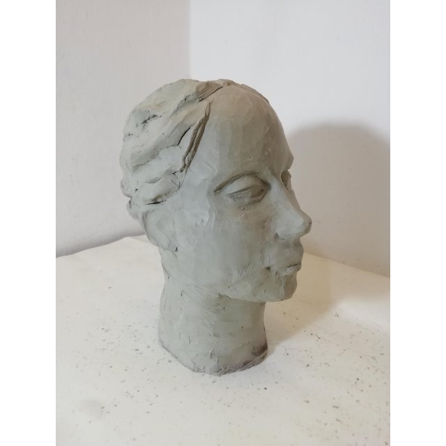 Mid-Century Modern Clay Female Figure, Italy, 1980s For Sale - Image 3 of 8