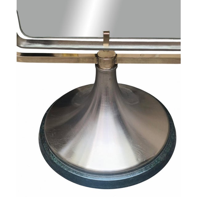 Chrome-Plated Brass Floor Standing Cheval Mirror, Italy, 1960s For Sale - Image 6 of 11