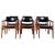 Model GM11 Dining Chairs in Teak & Black Leather attributed to Svend Aage Eriksen for Glostrup, 1960s, Set of 6 For Sale - Image 14 of 14