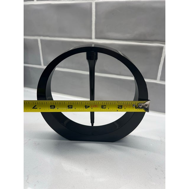 Black 1970s Designer Writing Set With Magnetic Stand From Biliko in Black, Italy For Sale - Image 8 of 8