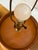 Pair of Vintage Sculptural Woven Rattan Table Lamps With Original Shades For Sale - Image 4 of 12