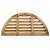 Vintage Large Teak Wood Arched Vent For Sale - Image 10 of 10