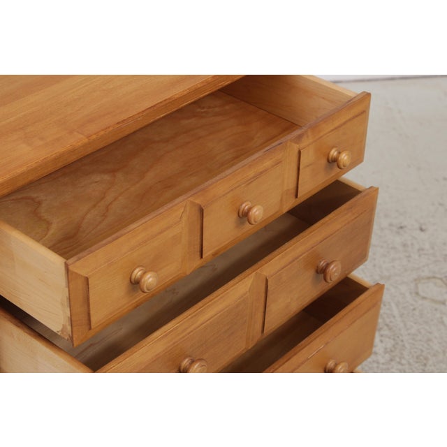 Wood Ethan Allen Maple Country Colors Nightstand For Sale - Image 7 of 12