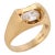 Vintage Gia 0.92 Carat Old Mine Cut Diamond 14k Yellow Gold Engagement Ring, Size 9.5 For Sale