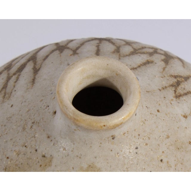 Mid 20th Century Andersen Design Ceramic Vase With Tree Design For Sale - Image 5 of 7